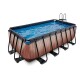 exit-wood-zwembad-400x200x122cm-met-zandfilterpomp-bruin