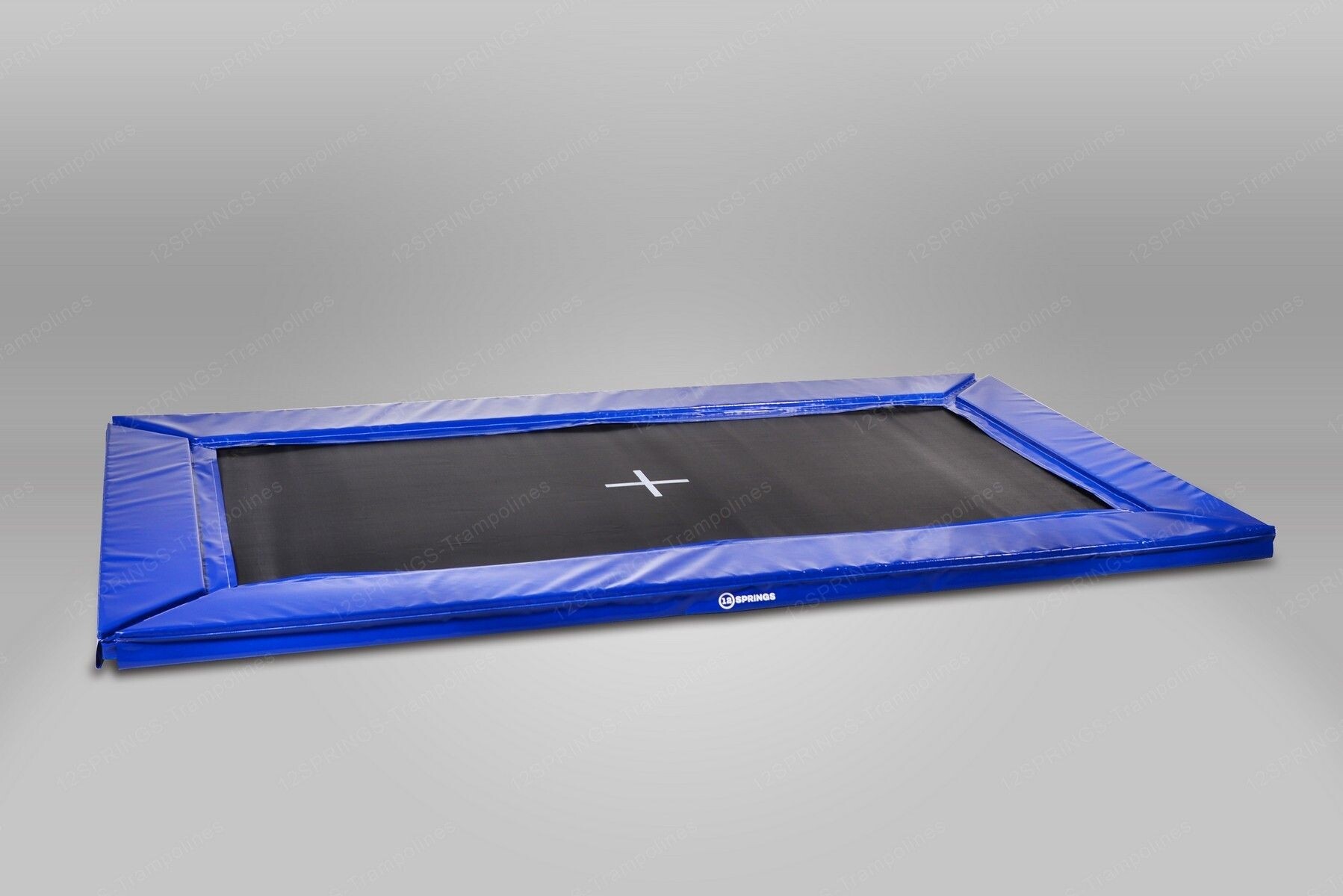 12SPRINGS-Trampoline Rekrea Bouncer inground type Extra Blauw